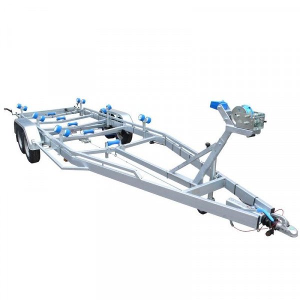 7m-2m20 2x1800kg - 3500 kg - VLEMMIX - Remorque Porte-Bateau